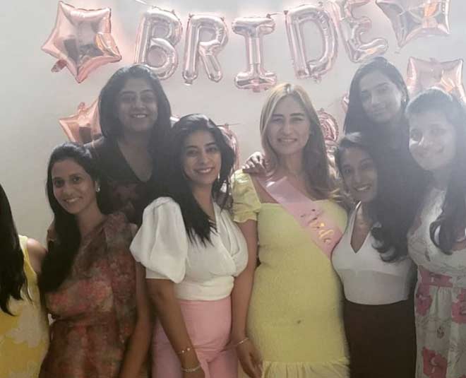 ज्वाला की बैचलर पार्टी bride to be jwala gutta