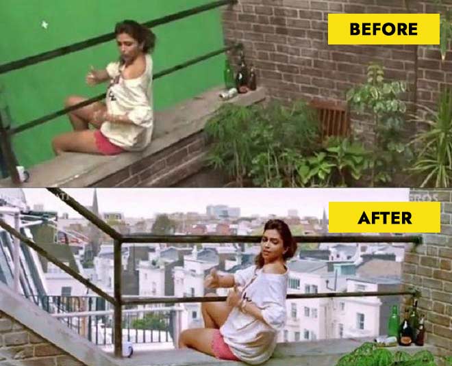 दीपिका का 'कॉकटेल' वाला सीन- cocktail deepika padukone vfx