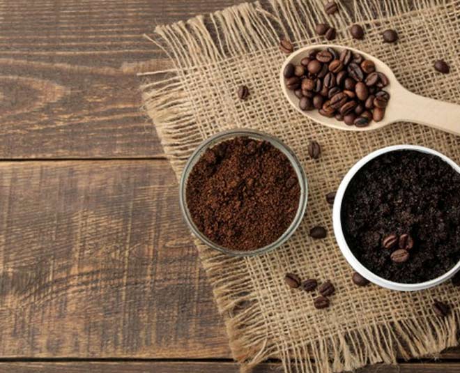 coffee coconut oil scrub