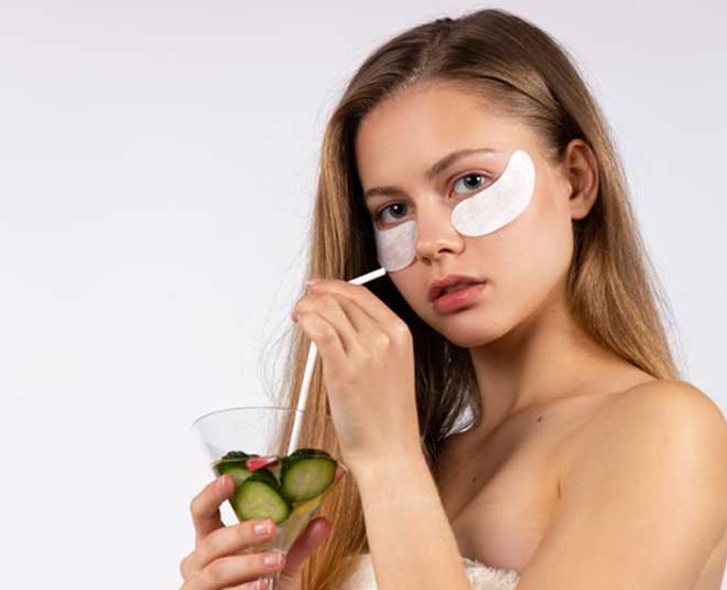cucumber for eyes inside