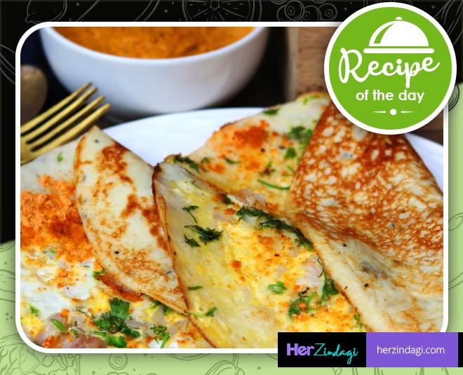 Try This Simple Recipe To Make Delicious Egg Dosa At Home HerZindagi