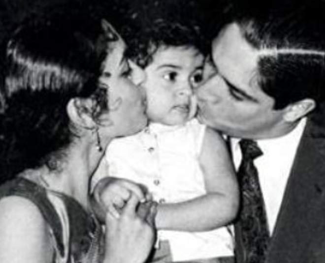 family photo of nutan