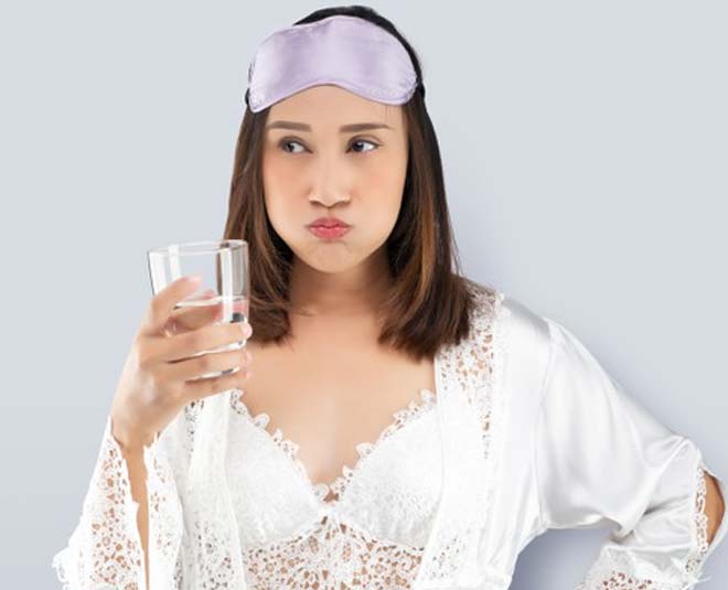 gargle salt water inside