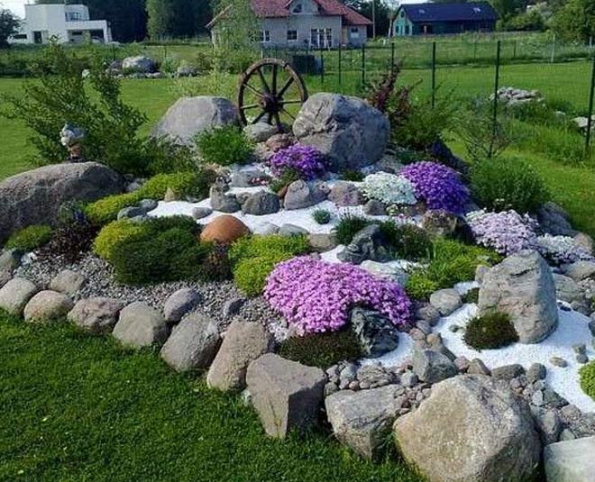 how to create rock garden inside 
