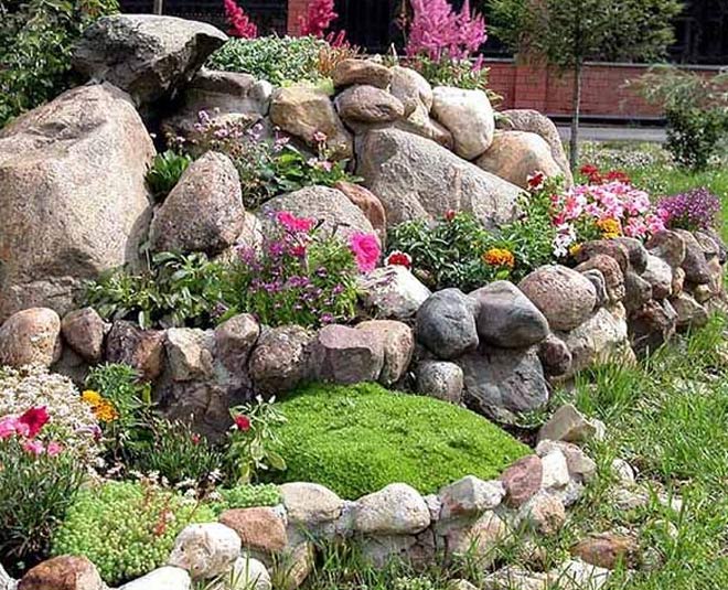 how to create rock garden inside 