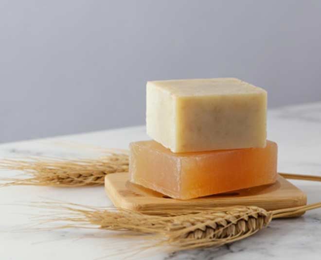 inside  hot water and soap