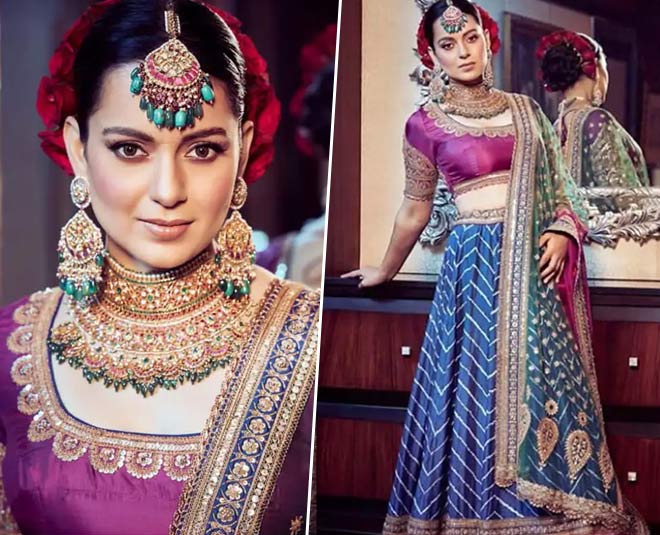 लहंगे के साथ ज्वैलरी kangana lehenga mistakes