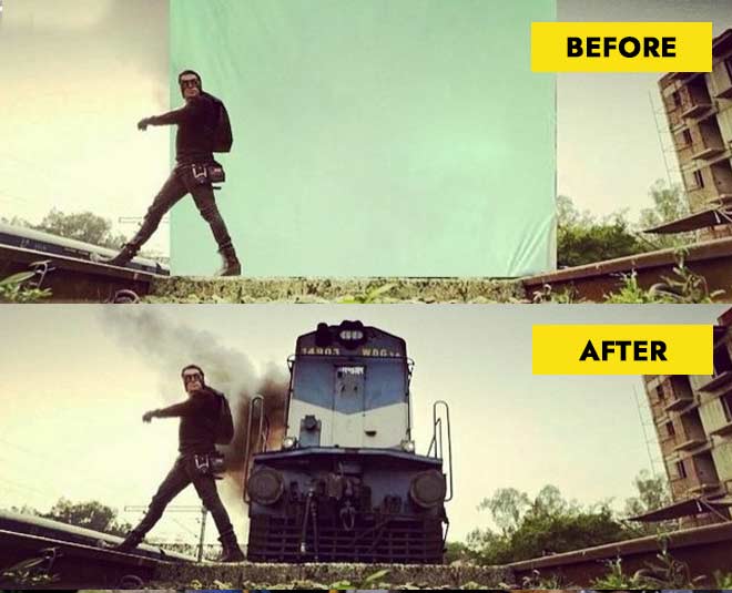 सलमान की फिल्म 'किक' के कई सारे सीन्स- kick film stunt scenes