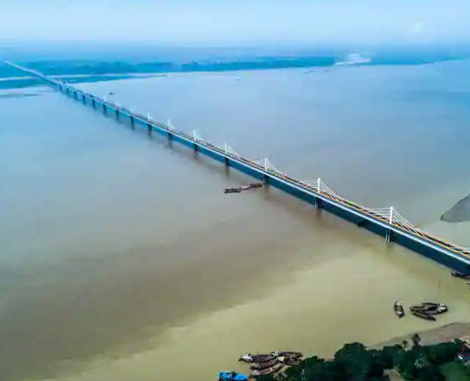 आरा-छपरा ब्रिज longest bridge in india ara chaapra inside