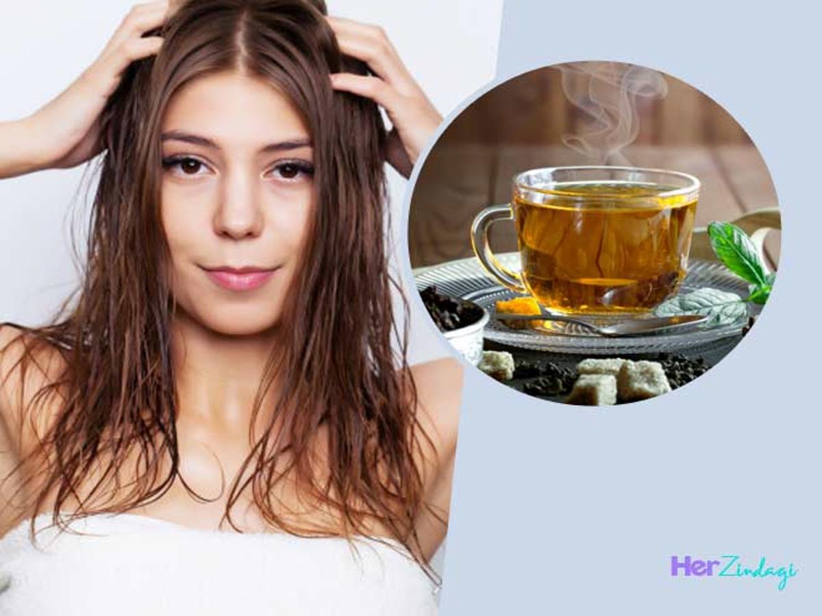Tea Water Benefits For Glowing Hair In Hindi | tea water benefits for  glowing hair | HerZindagi