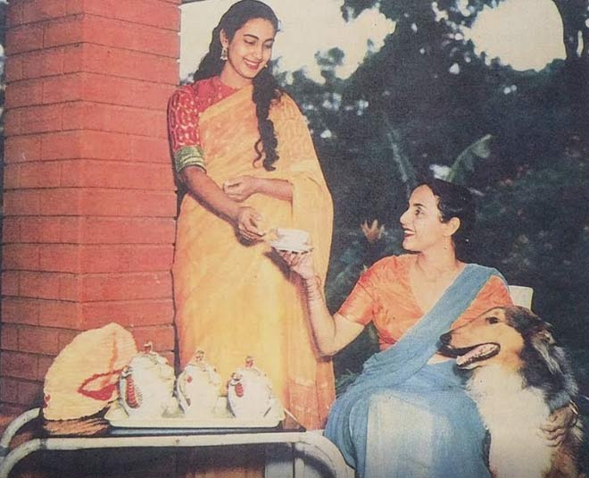 nutan, hermother and pet