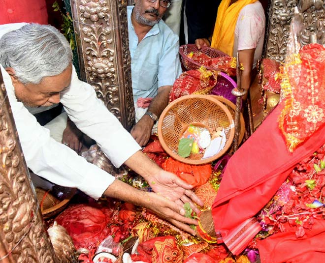 patan devi temple patna in bihar inside 