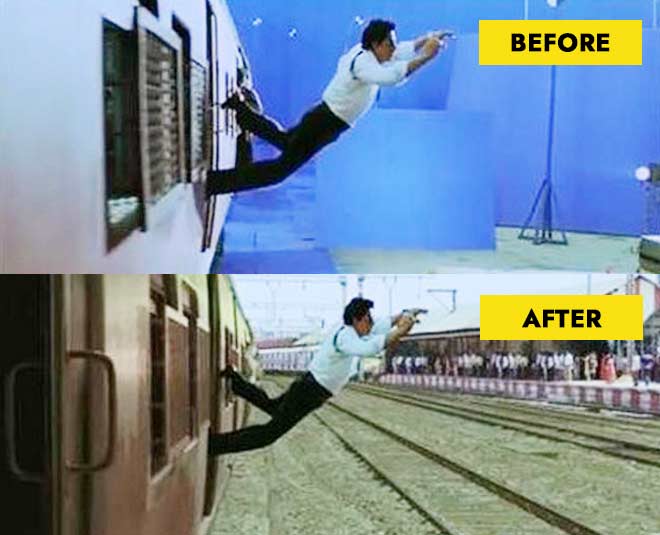 'रा.वन' फिल्म में शाहरुख के स्टंट्स- ra one shahrukh vfx