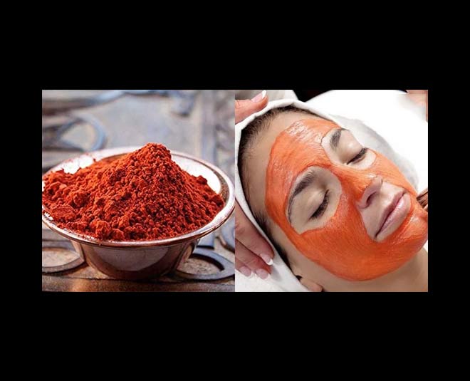 red sandalwood face mask