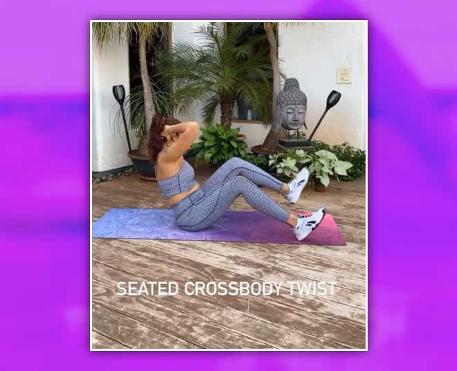 seated cross body twist