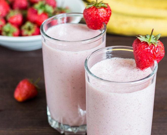 strawberry banana shake