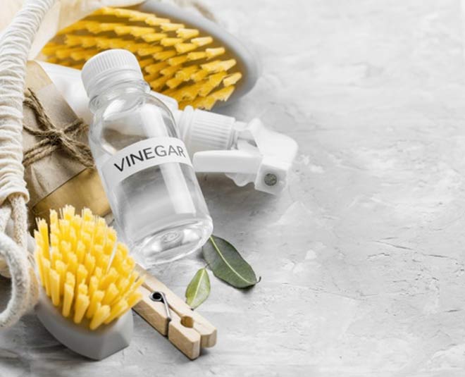 vinegar for stains inside 