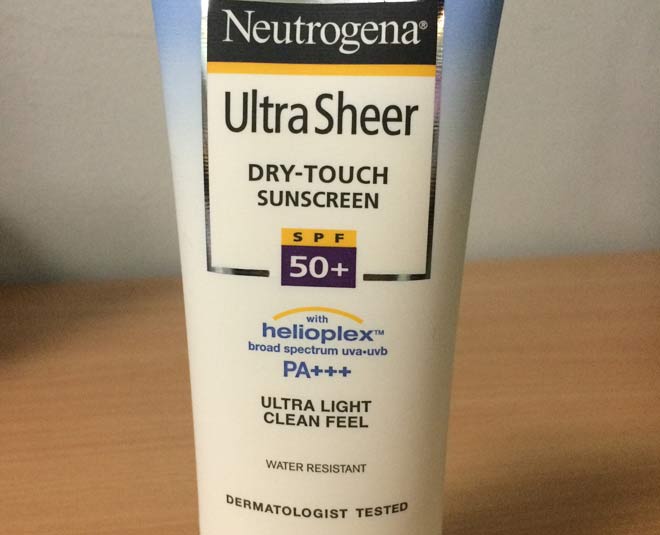 . nutrogena sunscreen