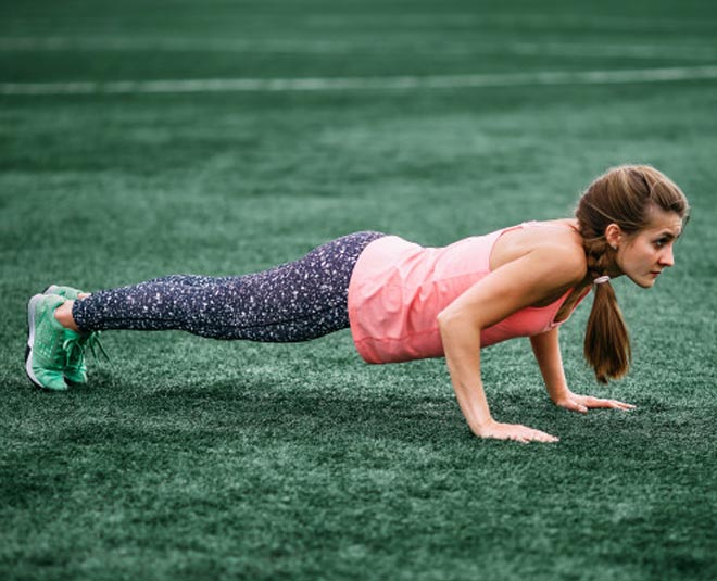 Burpees exercise inside