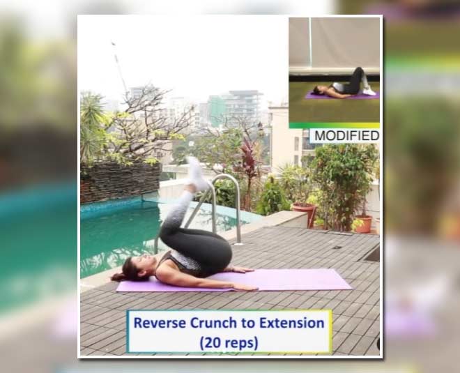 Reverse Crunch to Extension inside 