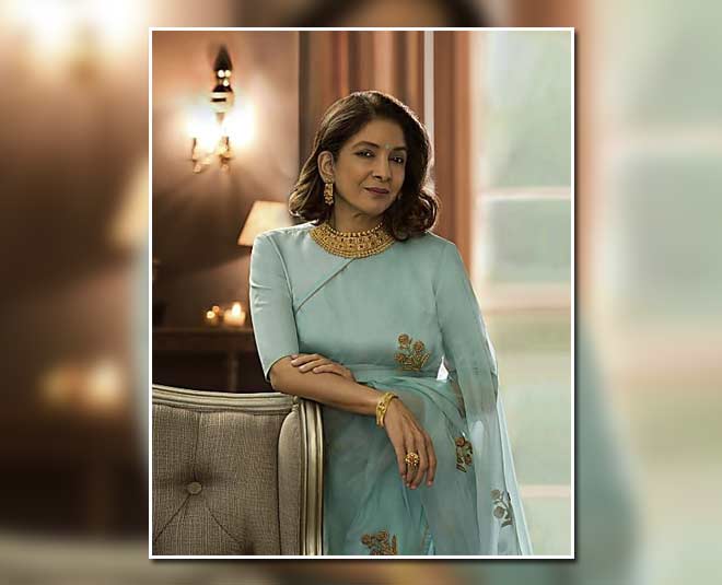 Sardar Ka Grandson Actress Neena Gupta Gives Us A Major Saree Goal With Her  Gorgeous Tissue Saree - Boldsky.com