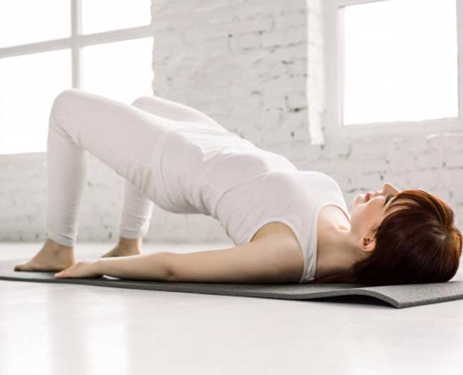 bridge pose  stretch inside 