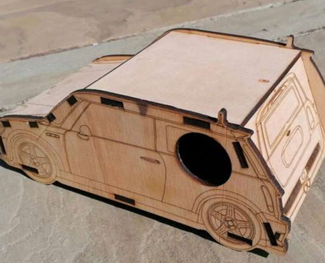 car shape bird house