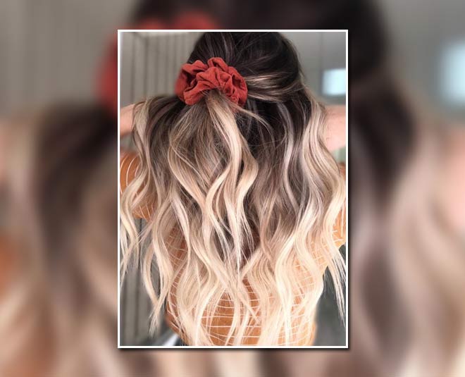 half and down hairstyle