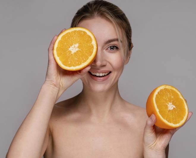 orange powder for skin inside 