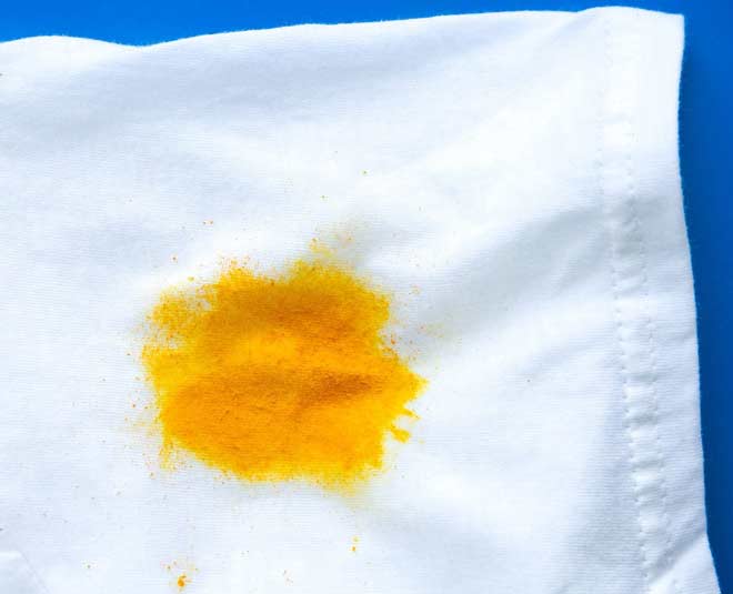 remove turmeric stains from clothes inside 
