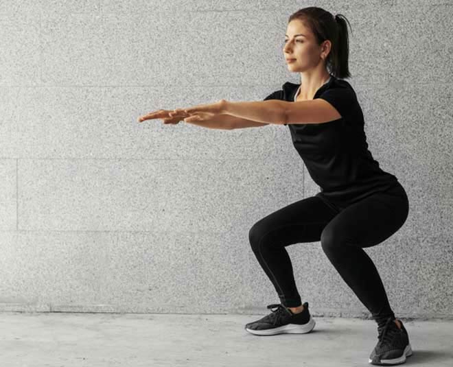 squat exercise inside 