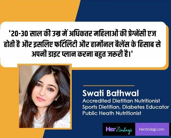 swati bathwal diet chart  