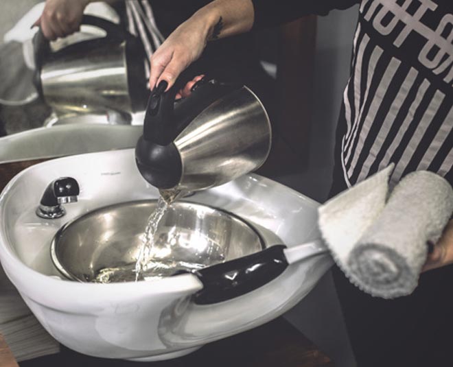 warm water for cleaning