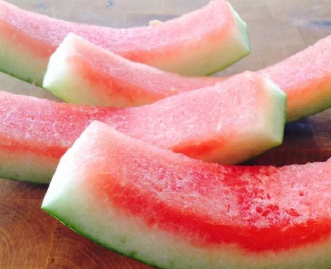 watermelon peel inside