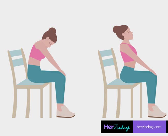 Chair Cat Cow Stretch inside 