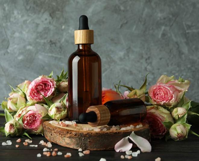 different uses of rose oil inside 
