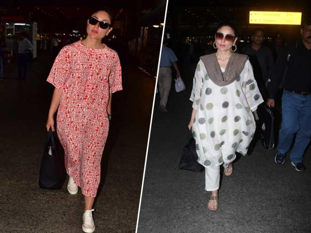 Kareena Kapoor Pante Sex - Kareena Kapoor Khan Birthday Special: Top 10 Airport Looks Of The Bollywood  Diva