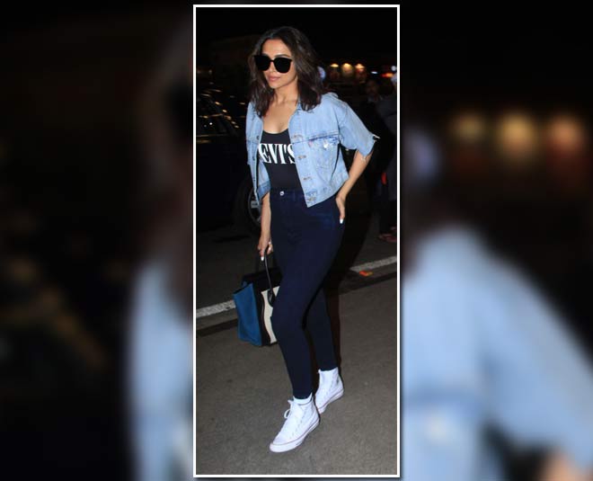 Watch: Deepika Padukone rocks ultra chic airport look