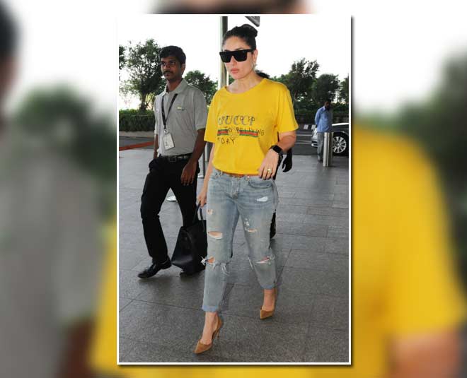Logo Tee And Ripped Denim logo tee ripped denim