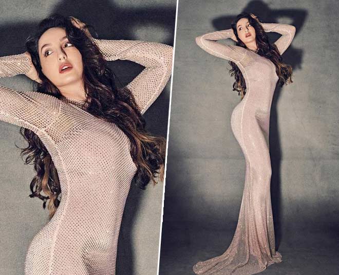 nora fatehi in glamours look