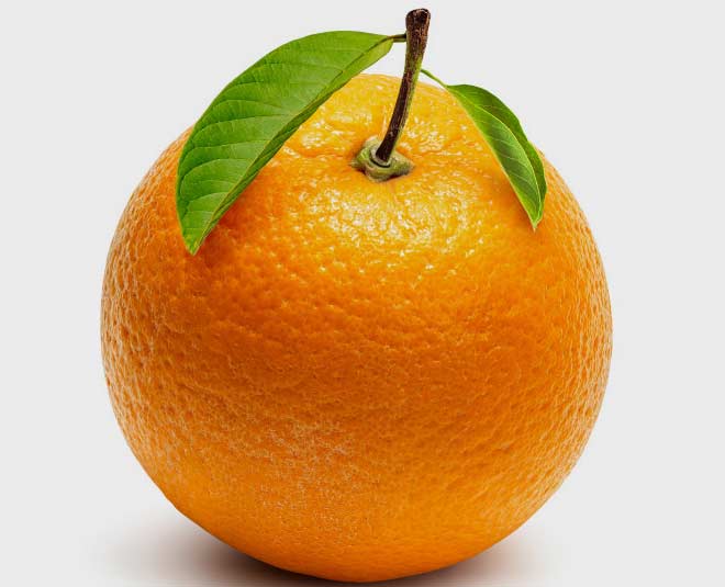 संतरा orange food