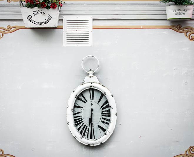oval wall clock