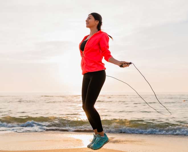 skipping rope inside 