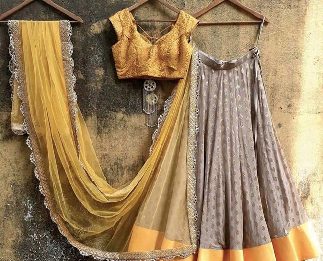 Yellow grey dress new arrivals