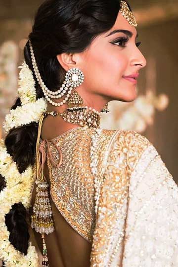 Bridal Earrings Flowers Kundan Chandbali for Women Party Brirthday Formal  Anniversary Ocassion Long Thin Earrings Dainty Style - Etsy