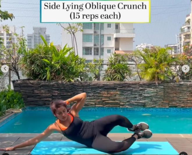 Side Lying Oblique Crunch 