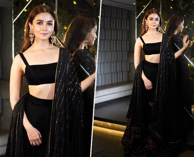 CC3102 Black Lehenga Choli With sequins Embroidery border Online | Black  lehenga, Long sleeve blouse designs, Simple lehenga