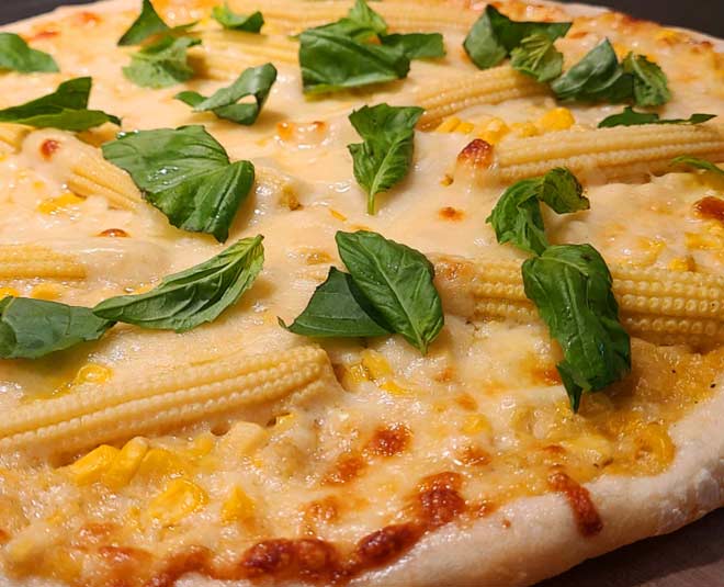 कॉर्न पिज्जा corn pizza