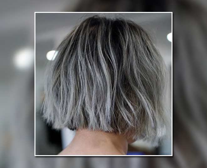 grey hair highlight in hindi