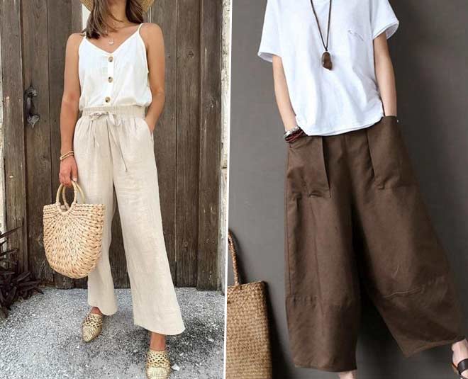 how to wear linen pants